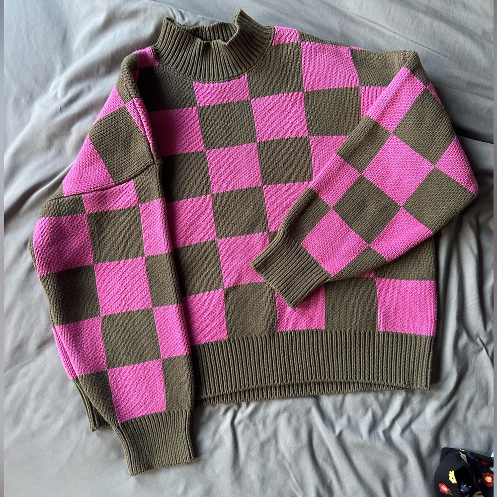 Checker Sweater